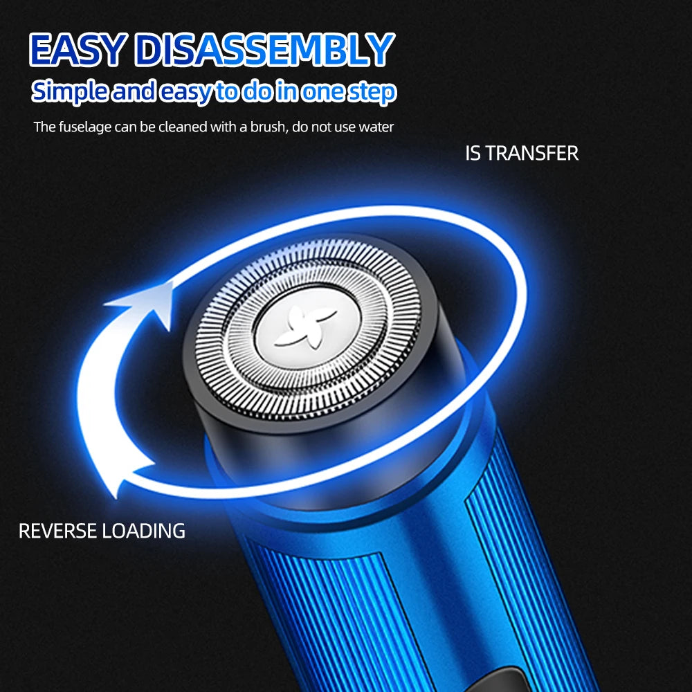 Mini Electric Razor – Perfect for Men & WomenRechargeable Mini Shaver