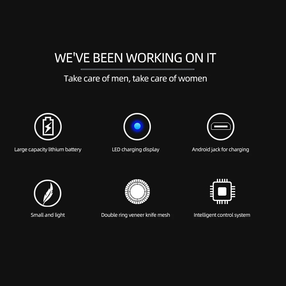 Mini Electric Razor – Perfect for Men & WomenRechargeable Mini Shaver