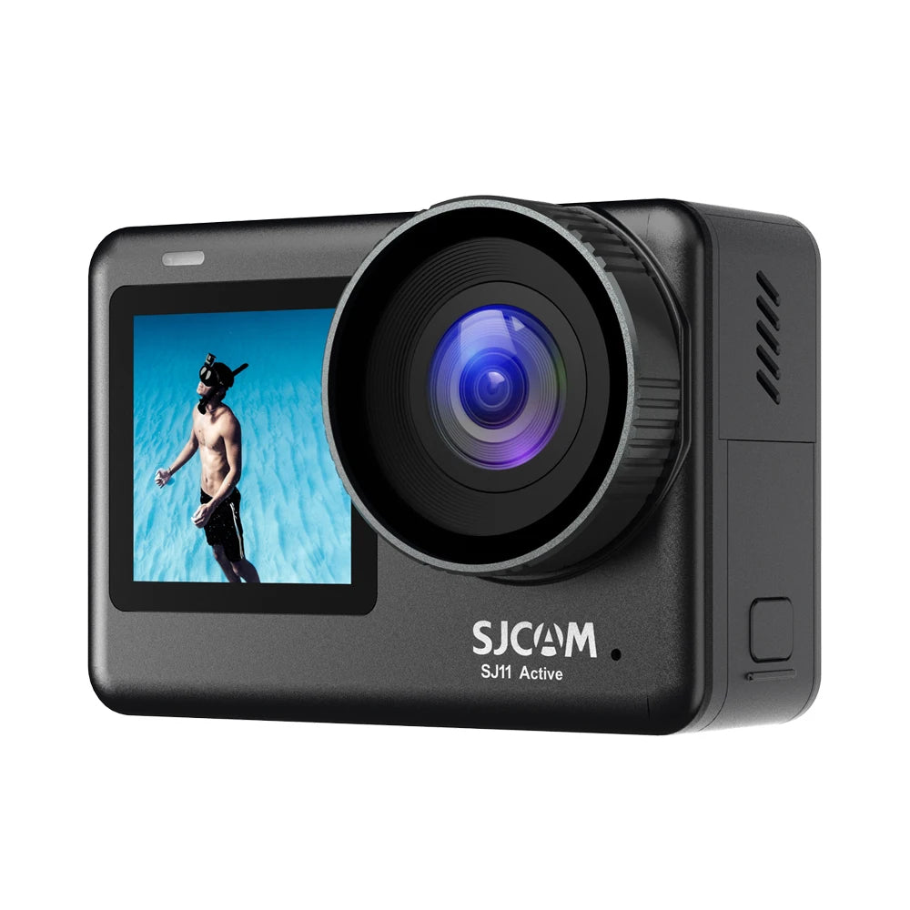 SJCAM SJ11 4K 30fps Action Camera Touch Screen 6-Axis EIS 30M Waterproof with Case for Skiing Cycling Vlogging Outdoor Sports